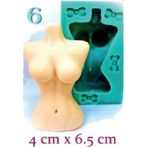Silikonform des Körpers einer Frau