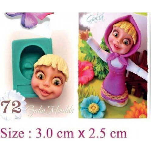 Silikonform Gesicht Masha