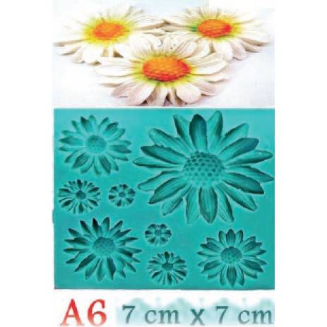 Silikonform für Gänseblümchen