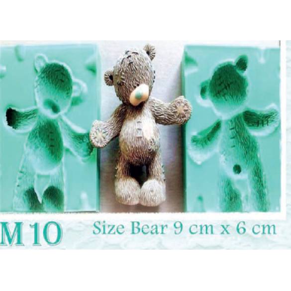 Silikonform-Teddybär