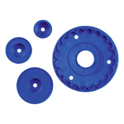 Ausstechform für Rüschen 8,5 cm, 4 Stücke