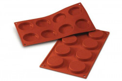 Silikonform für Florentiner 280ml für 8 Stk.