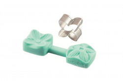 Fliederfarbene Bleistiftspitzer und -schneider