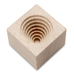 Traditionelle Holzform für Wespennester 3,5cm Durchmesser
