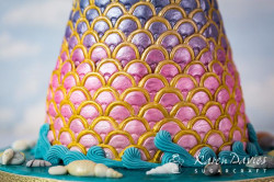 Schuppenstruktur der Silikonform