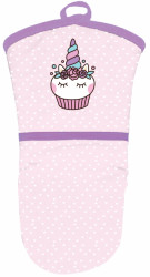 Küchenhandschuh mit Silikon-Einhorn-Handfläche