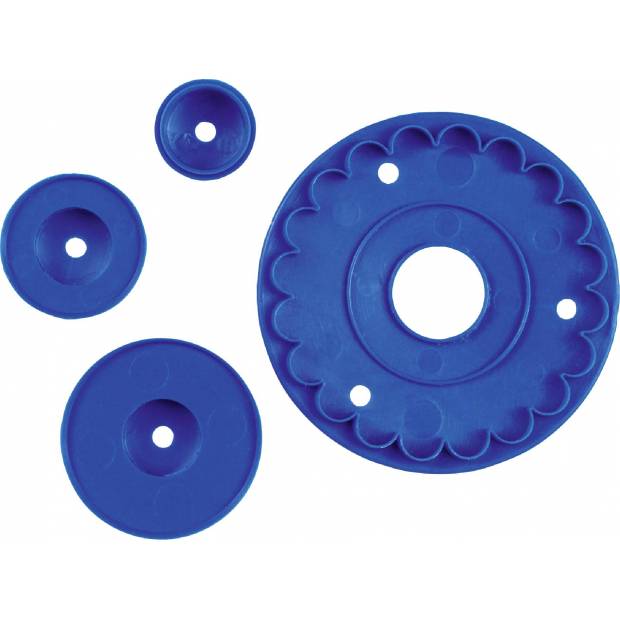 Ausstechform für Rüschen 8,5 cm, 4 Stücke