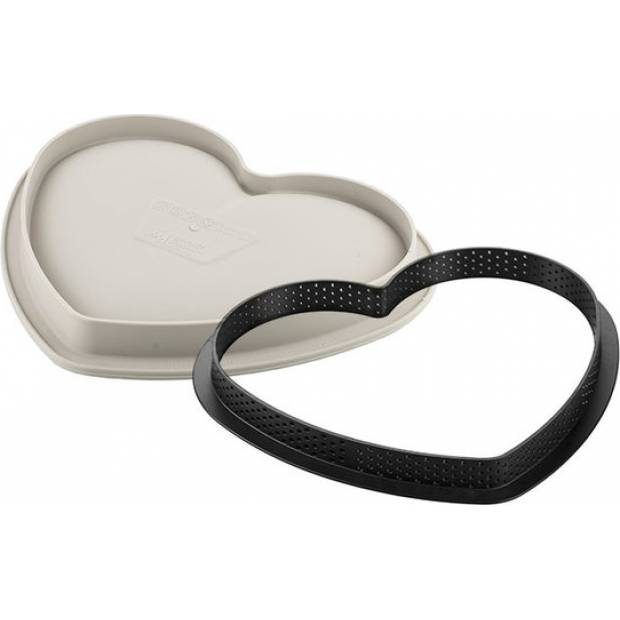 Silikonform 20x19cm Herz