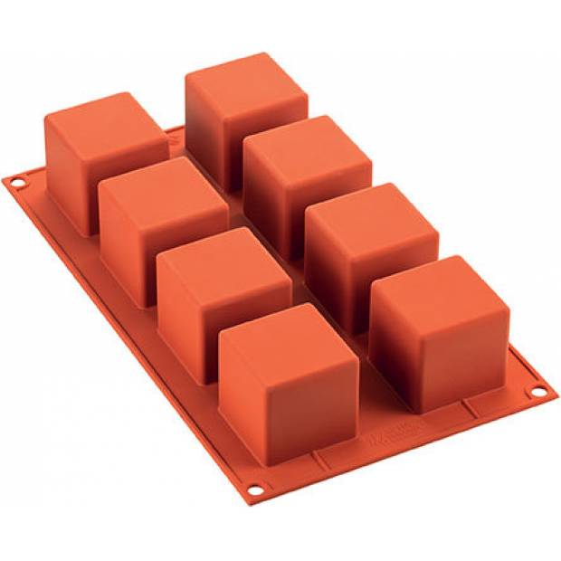 Silikonform für Dessertwürfel 1000ml für 8 Stk.