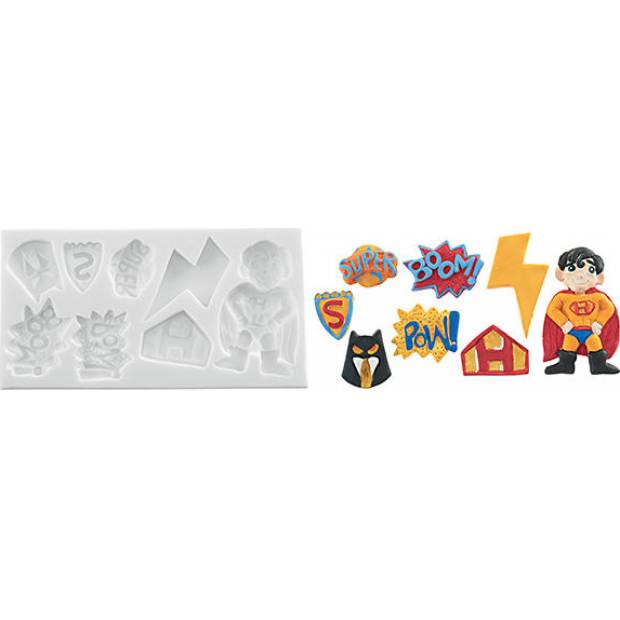 Superheldenform aus Silikon