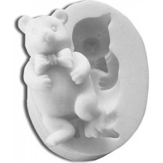 Silikonform Teddybär 65x30mm