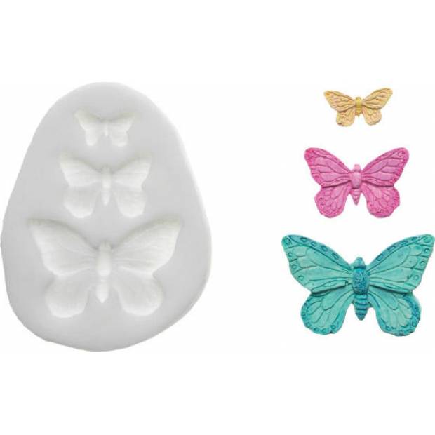 Silikonform Schmetterlinge 44x28mm