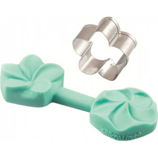 Bleistiftspitzer und Stempel Frangipani-Blume