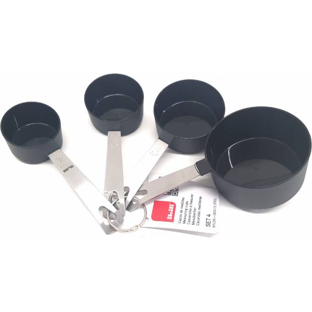 Große schwarze Messbecher - Ibili