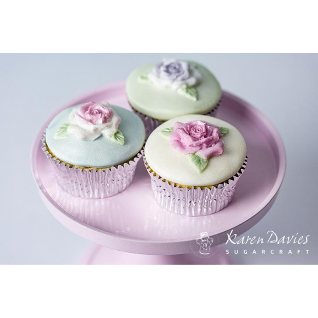 Silikon-Rosenform für Mützenkuchen
