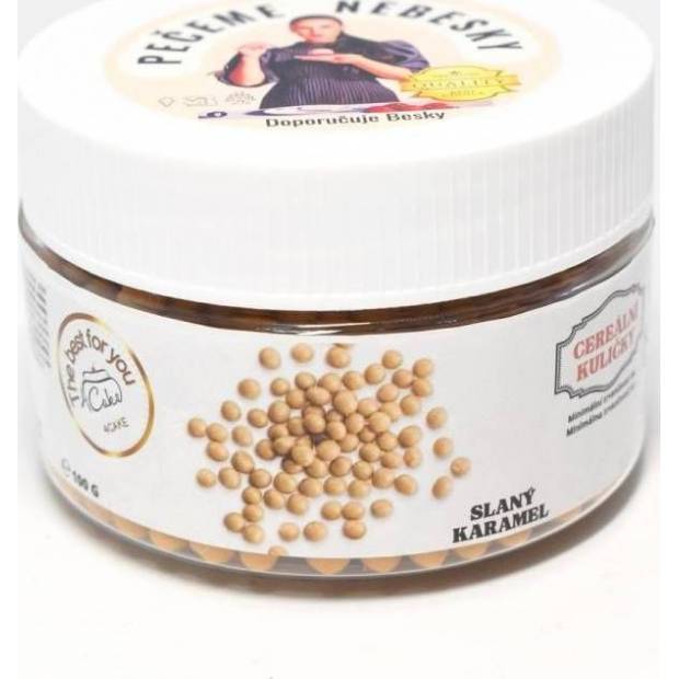 Cereálienkugeln in Schokolade mit salzigem Karamell (100 g) Besky Edition