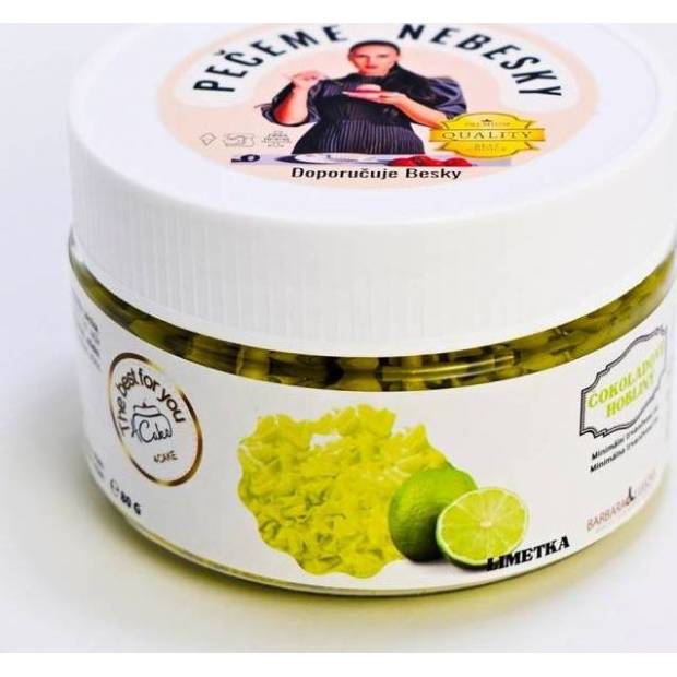 Schokoladen-Limettenraspeln 80g