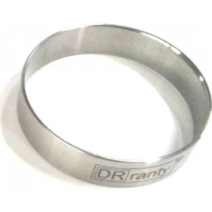 Törtchenform aus Edelstahl, Durchmesser 8,5cm, Höhe 2cm