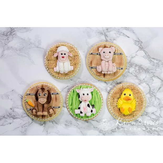 Silikonform eines Nutztieres