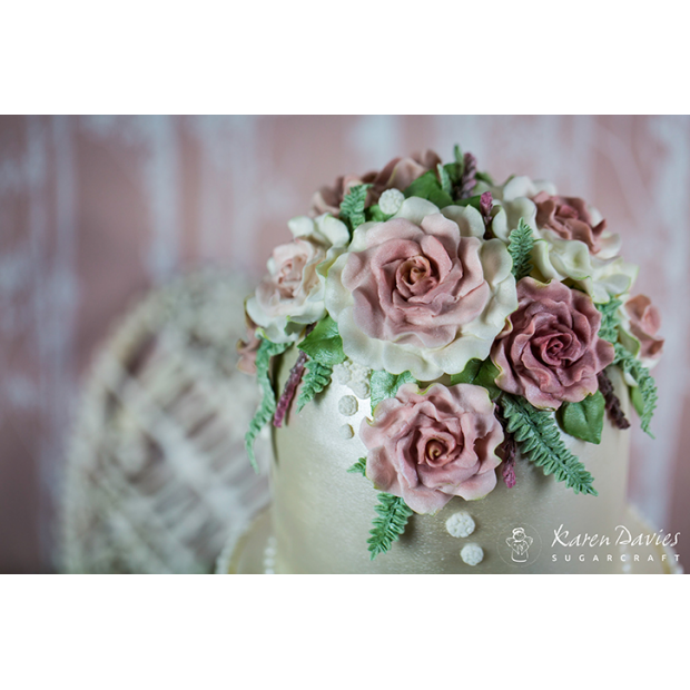 Silikonform große Rosen FL04143