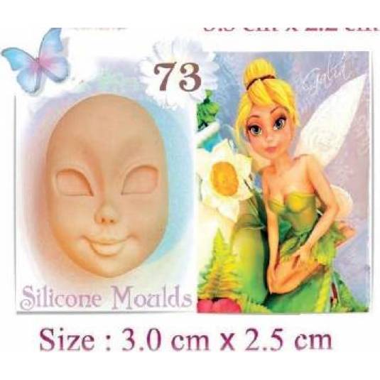 Silikonform Gesicht Fee Tinkerbell