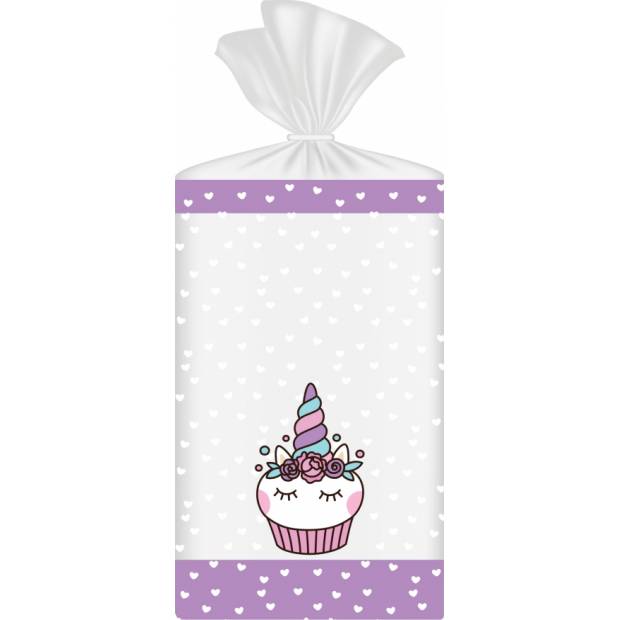 Tasche für Süßigkeiten und Schokolade 10pcs 24x15cm Einhorn