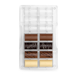 Polycarbonatform für Schokolade Cilindro medium