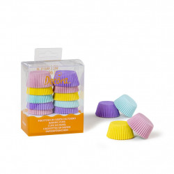 Mini pastellfarbene Muffin-Körbchen 200 Stück 3,2x2,2cm