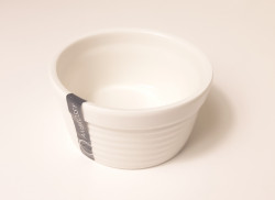 Porzellan-Backform weiß 9x4,5cm