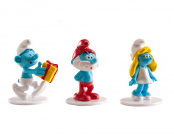 Schlumpfkuchenfiguren 3tlg.
