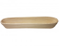 Rattankorb zum Gären von Baguettes 44x8x6 cm