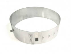 Einstellbare Form rund 22-26 cm (Höhe 8cm)