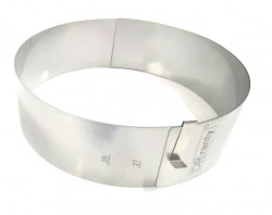 Einstellbare Form rund 26-34 cm (Höhe 8cm)