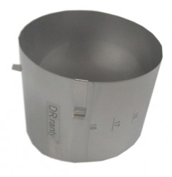 Einstellbare Form rund 15-21cm (Höhe 14cm)