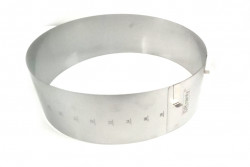 Einstellbare Form rund 26-36cm (Höhe 12cm)