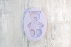Silikonform großer Teddybär 10,5cm