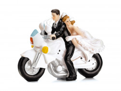 Hochzeit Biker Figur 11,5cm