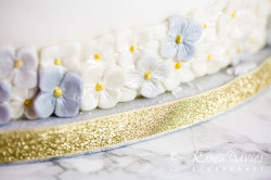 Silikonformsaum für Tortenblumen