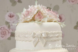 Silikonform mit Spitze verziert SB03090