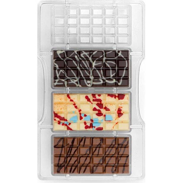 Polycarbonatform für Schokoladentafel