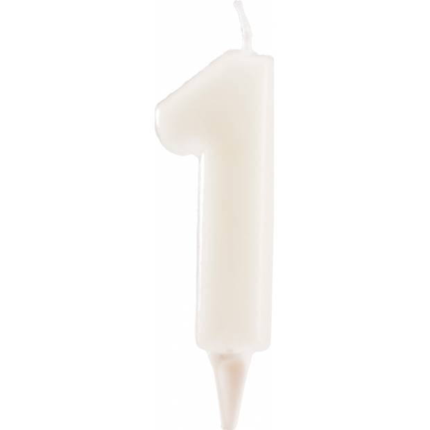 Tortenkerze Nummer 1 leuchtet im Dunkeln 6cm