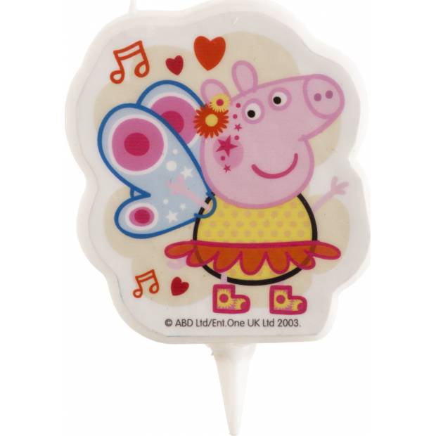 Tortenkerze Ferkel Pepa 7,5cm