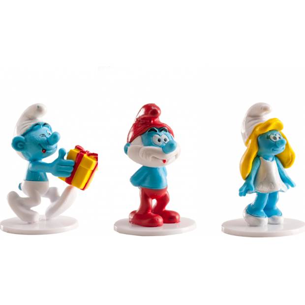 Schlumpfkuchenfiguren 3tlg.