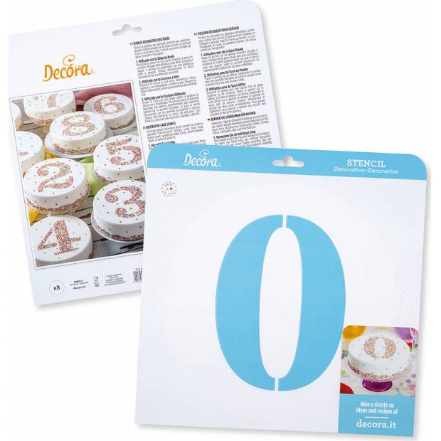 Tortenschablone Nummer 0 Durchmesser 25cm