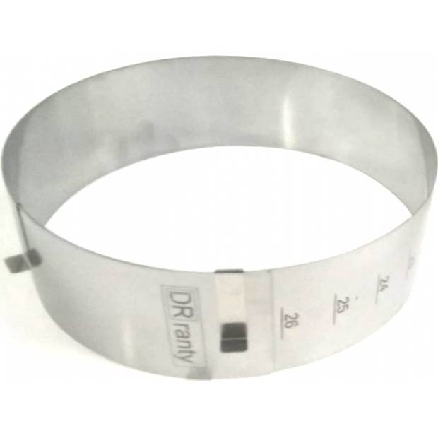 Einstellbare Form rund 22-26 cm (Höhe 8cm)