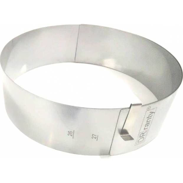 Einstellbare Form rund 26-34 cm (Höhe 8cm)