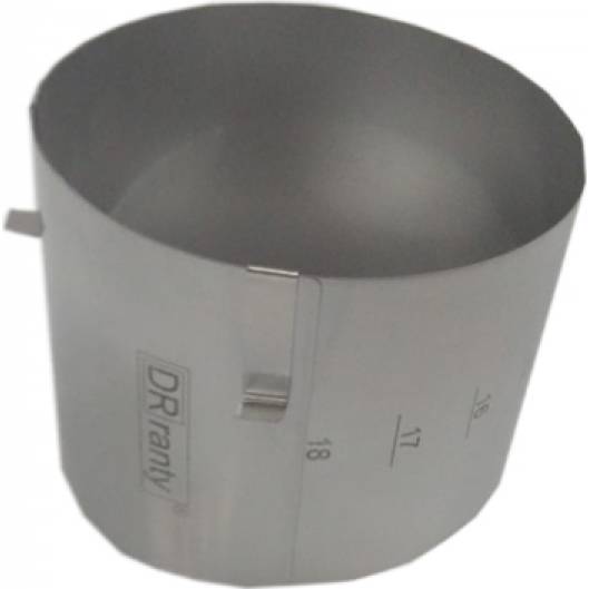 Einstellbare Form rund 15-21cm (Höhe 14cm)