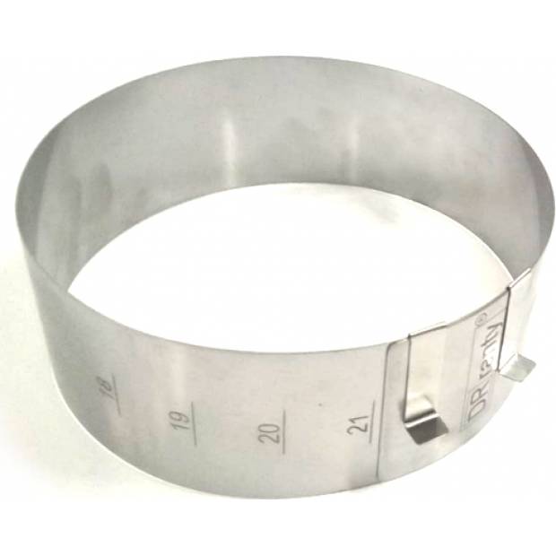 Einstellbare Form rund 18-21 cm (Höhe 8cm)