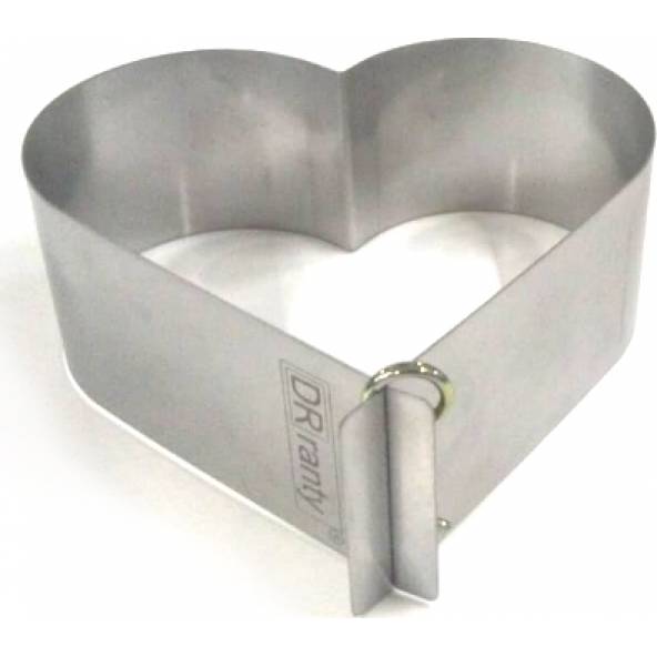 Herzform 17 cm, ohne Boden, (Höhe 8cm)