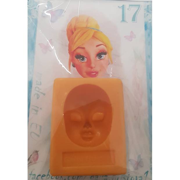 Silikonform Gesicht Cinderella